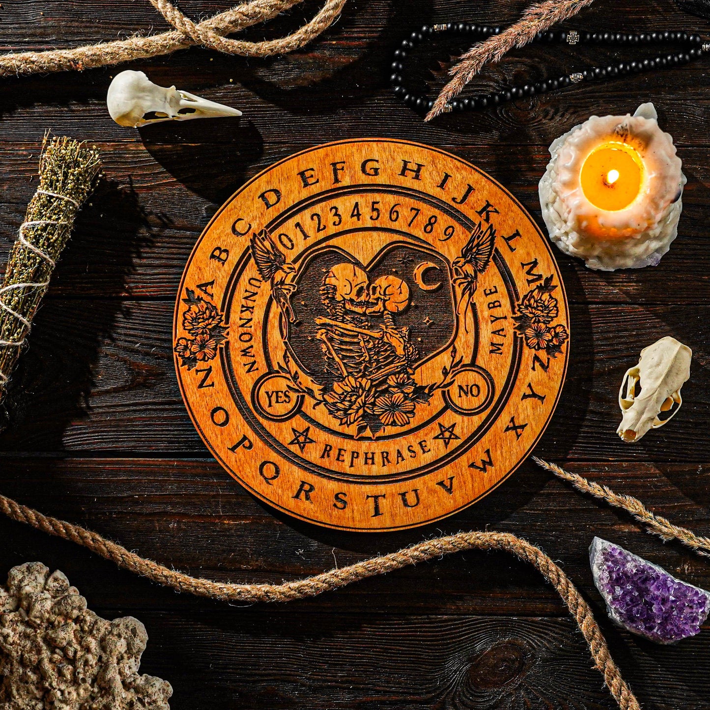 Wooden divination board