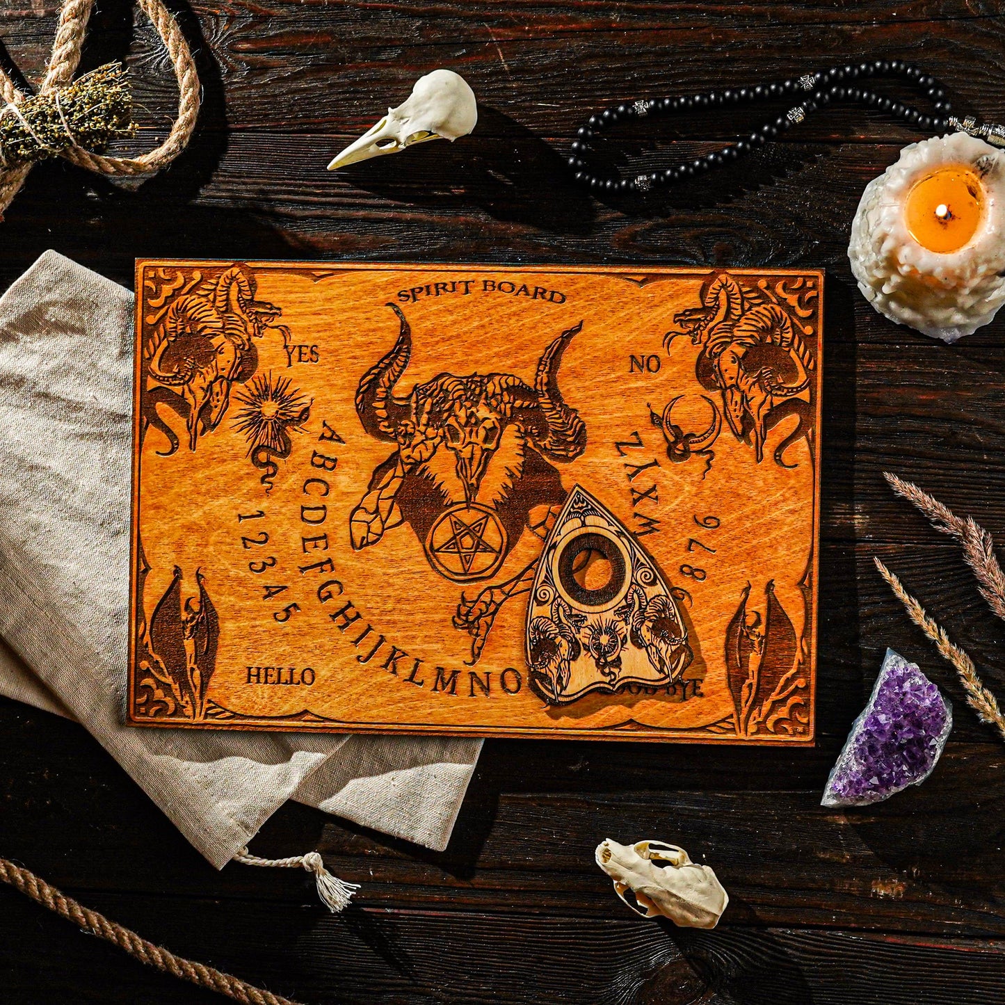 Custom spirit board