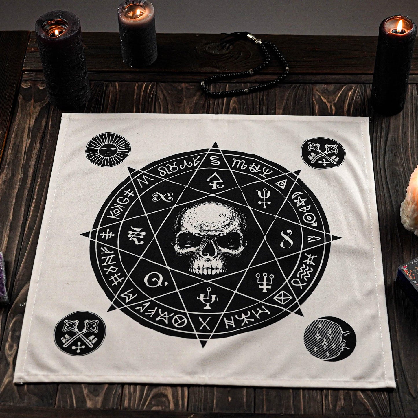 satan altar cloth