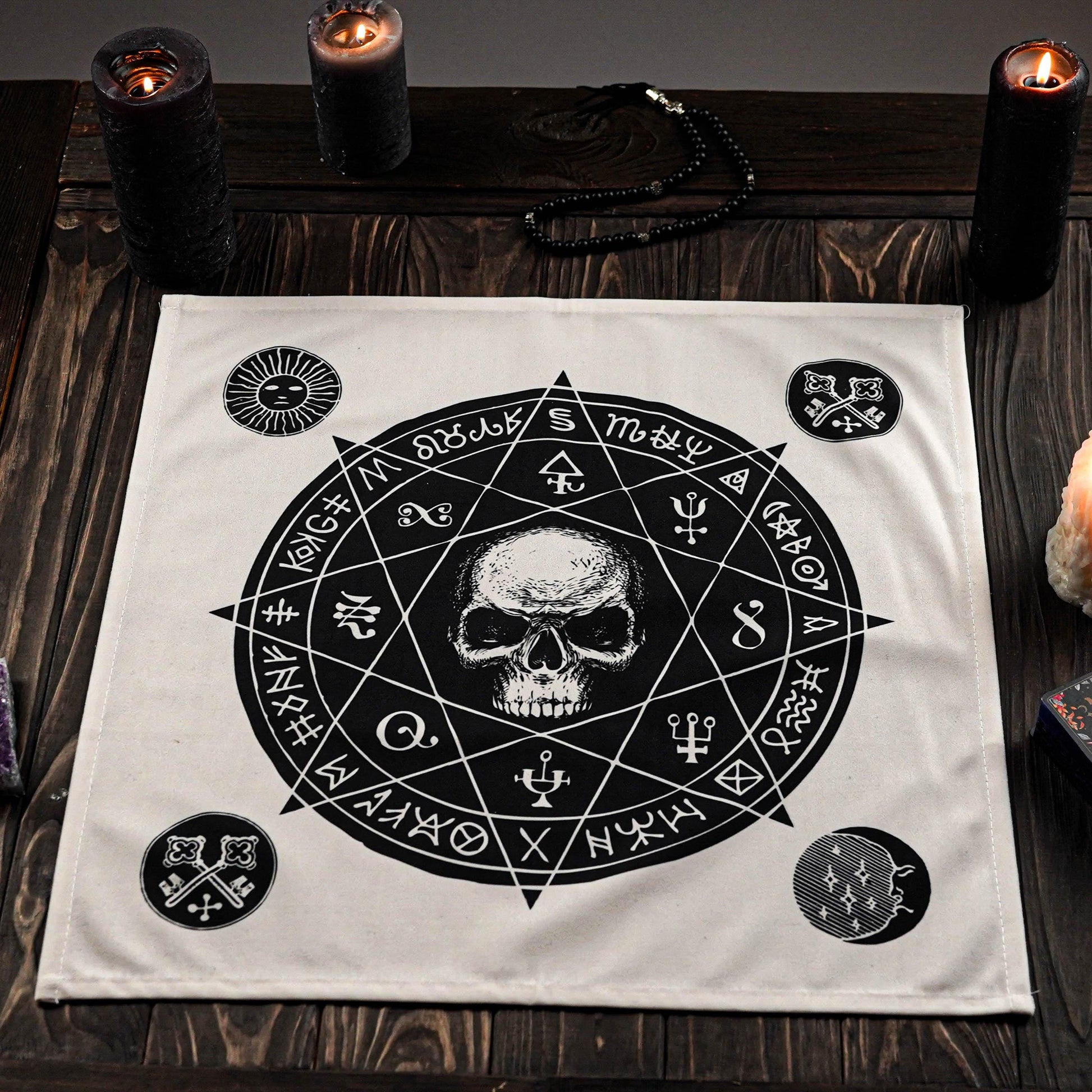 satan altar cloth