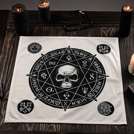 satan altar cloth