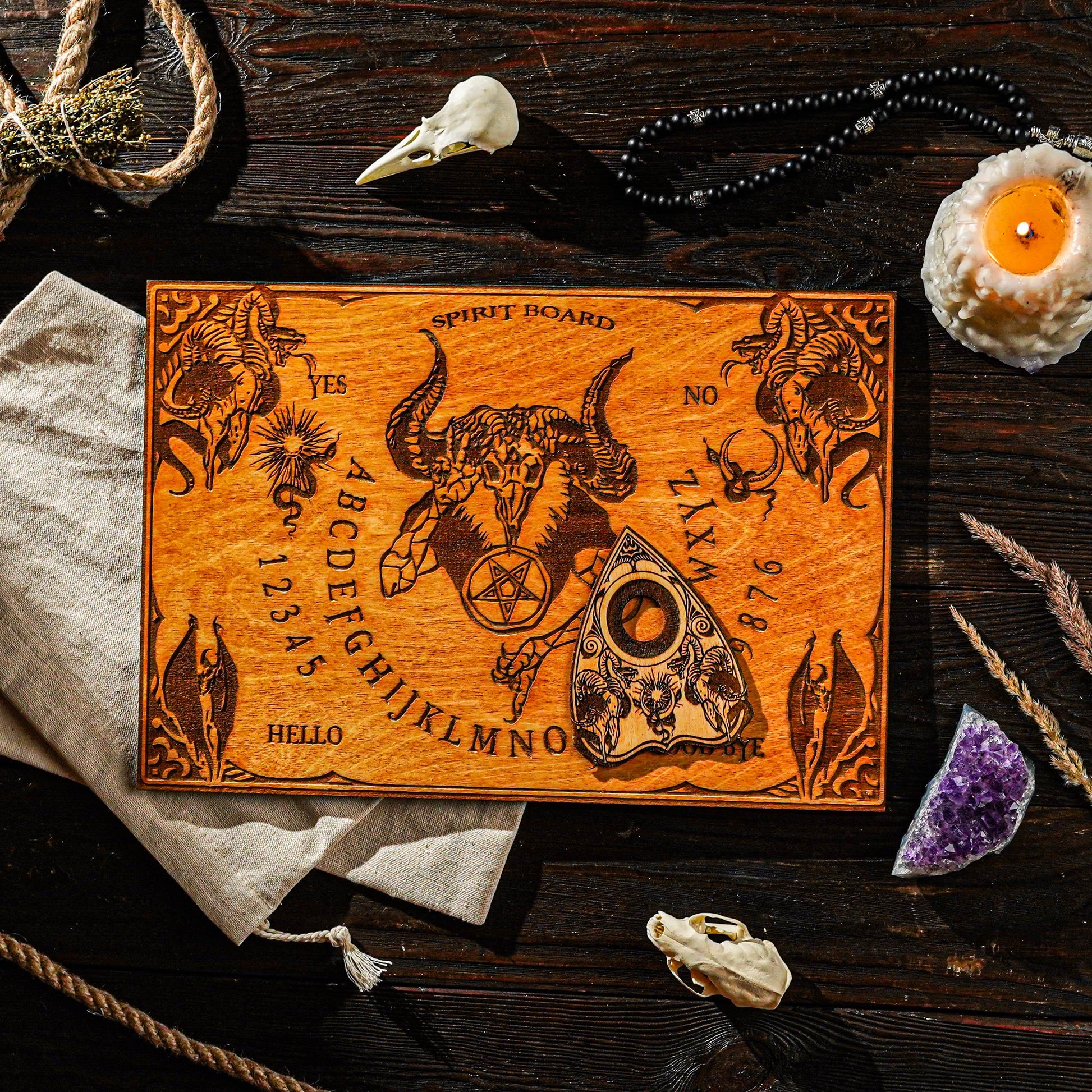 Custom spirit board